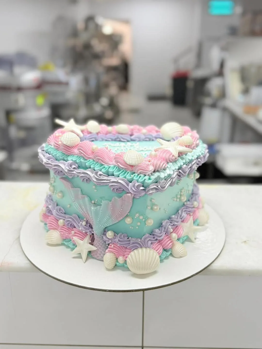 Pastel renkli kalp pasta imalathanede